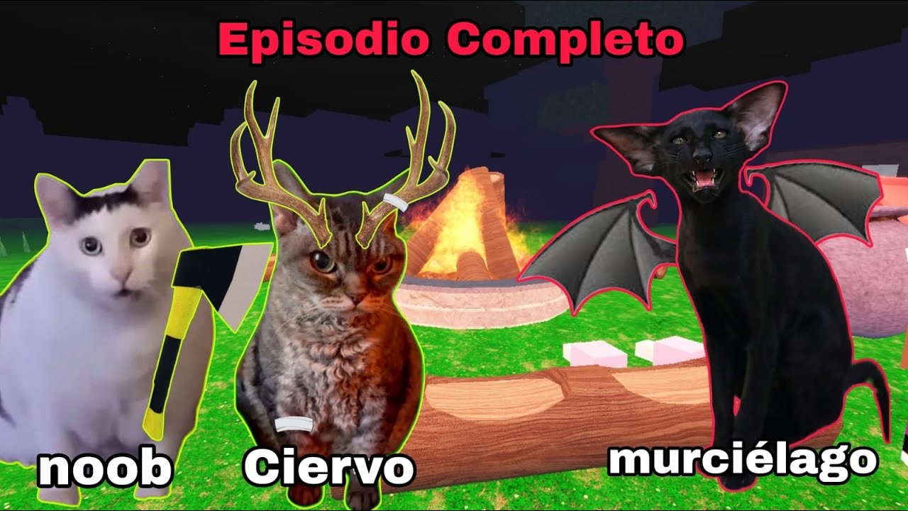 Roblox 99 Noches En El Bosque Pero Con Gatos (Episodio Completo)