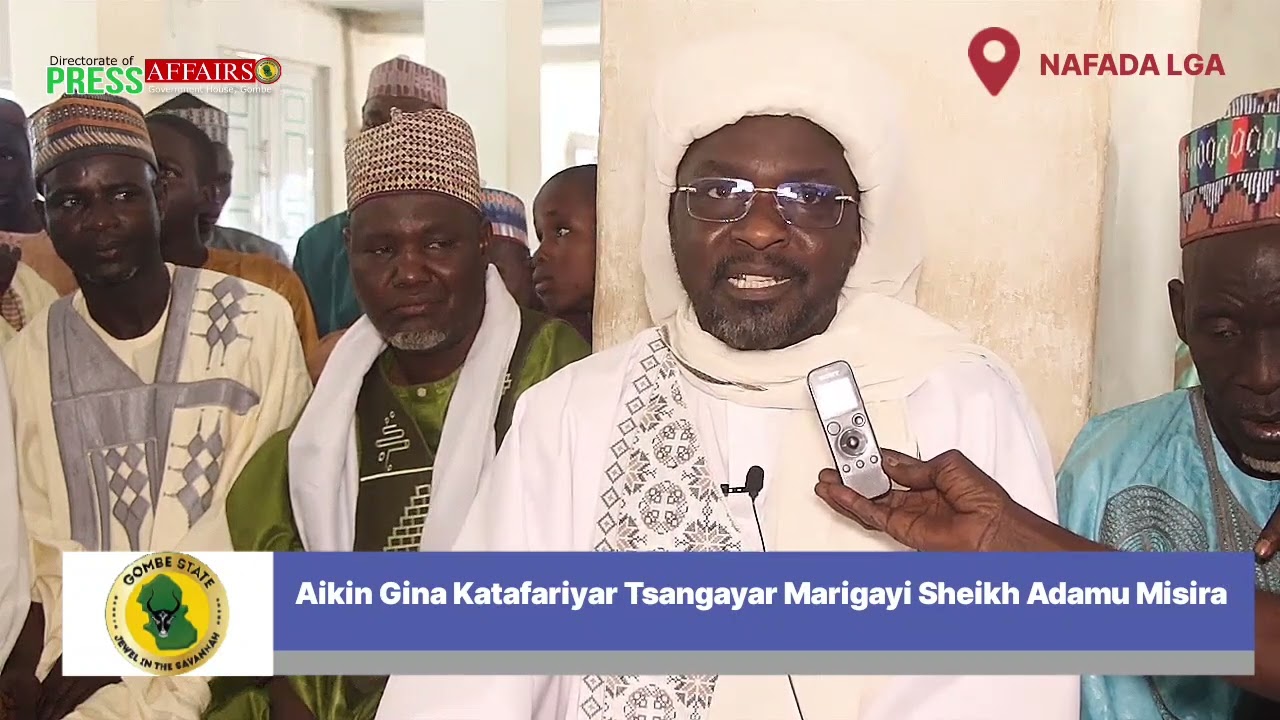 Gwamna Inuwa ya cikawa  mahaifin mu burin shi, Inji Khalifan Marigayi Sheikh Adamu Misra, Nafada