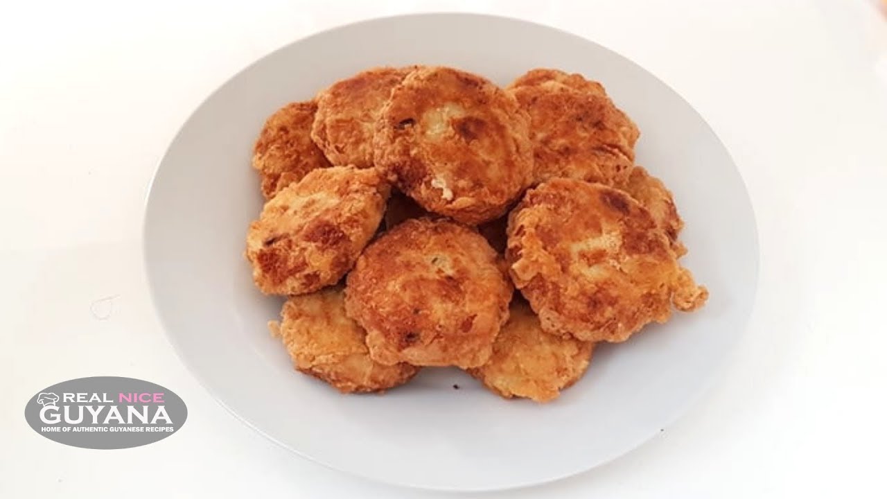 Fish Cakes, step by step Recipe Video l Real Nice Guyana.