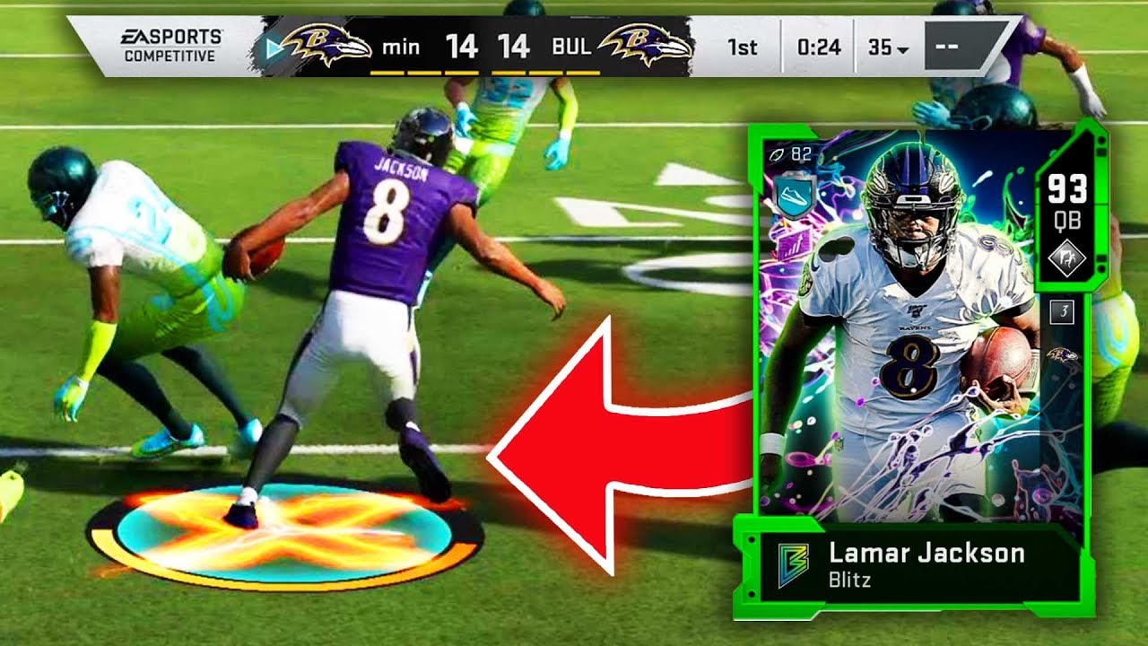 BLITZ MASTER LAMAR JACKSON! ANKLE BREAKING MACHINE! - Madden 20 Ultimate Team