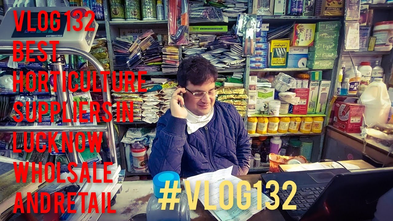 VLOG 132 Best gardening shop wholesale and retail in #lucknow  #onlineplantsluckmow