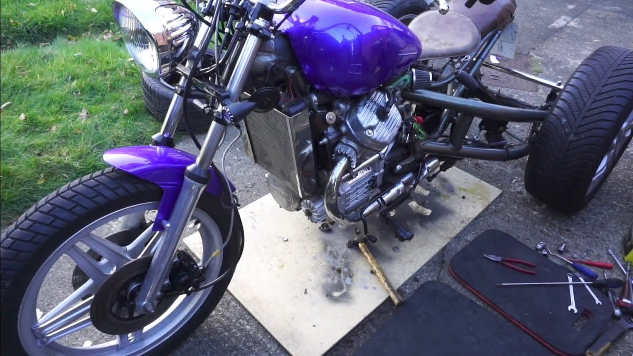 Запчасти Honda GL500, замена двигателя 2