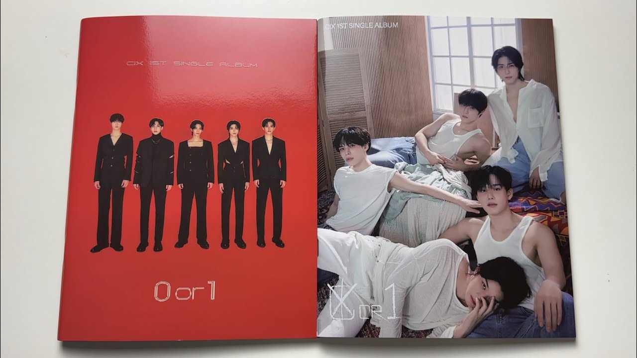 ♡Unboxing CIX 씨아이엑스 1st Single Album 0 or 1 (Android & Humanoid Ver.)♡
