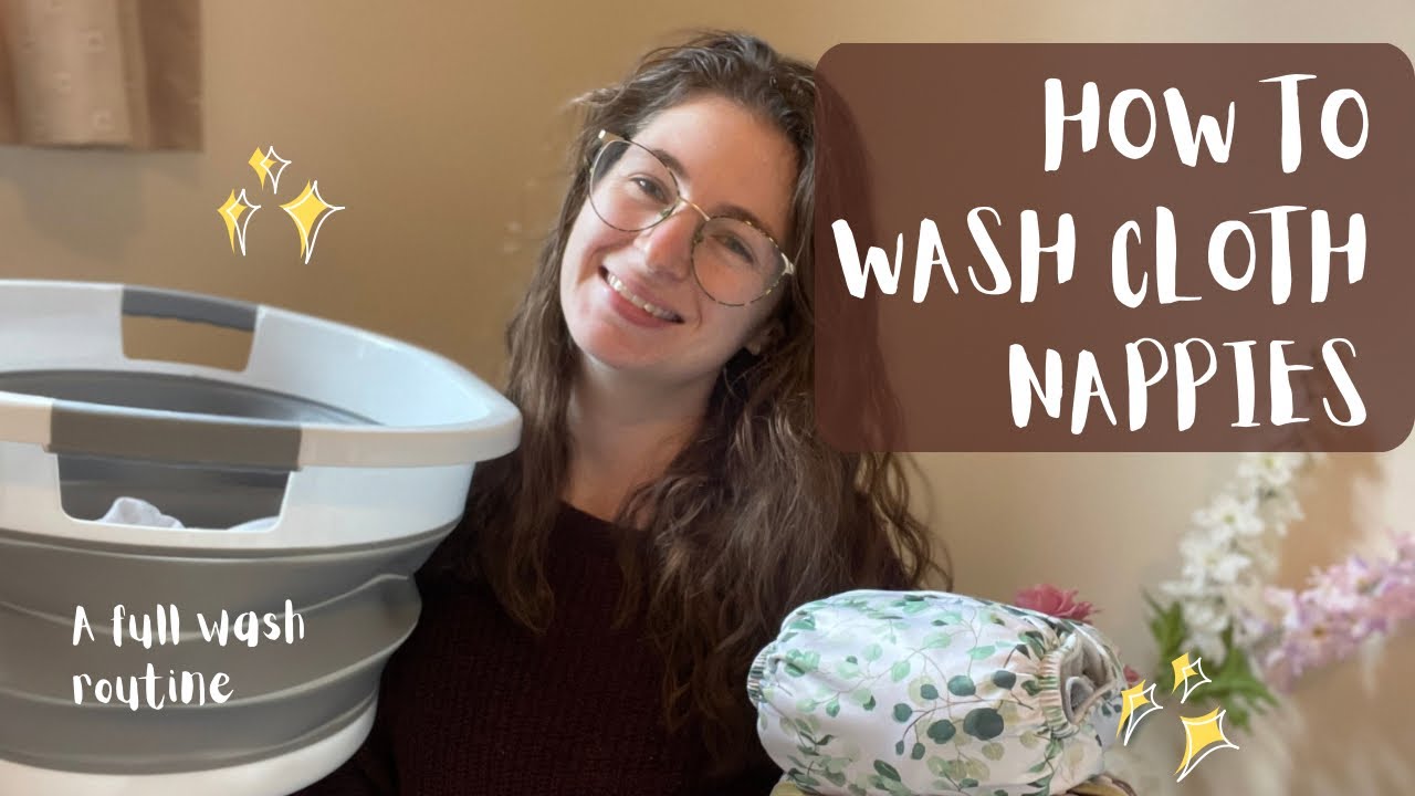 How to wash cloth nappies | My full wash routine | UK