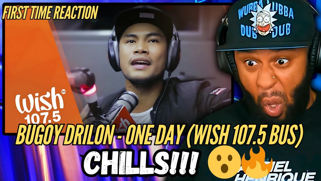 BUGOY DRILON BLESSED MY EARS 😭 | ‘One Day’ LIVE on Wish 107.5 Bus (REACTION)
