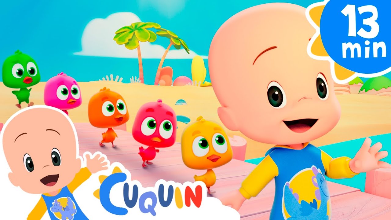 Cinco patitos nadan | Mejores canciones infantiles de Cleo y Cuquín