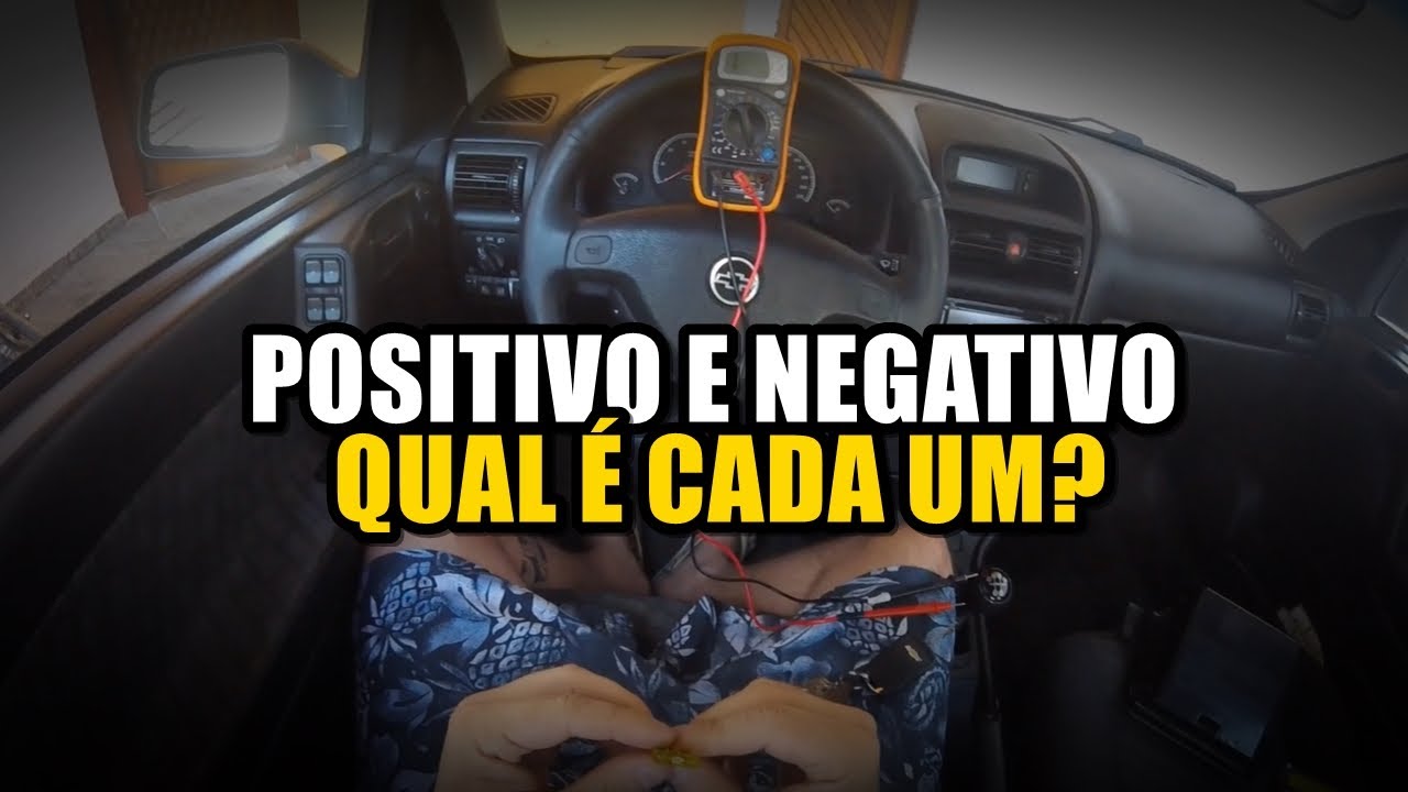 COMO ACHAR O FIO POSITIVO E NEGATIVO?