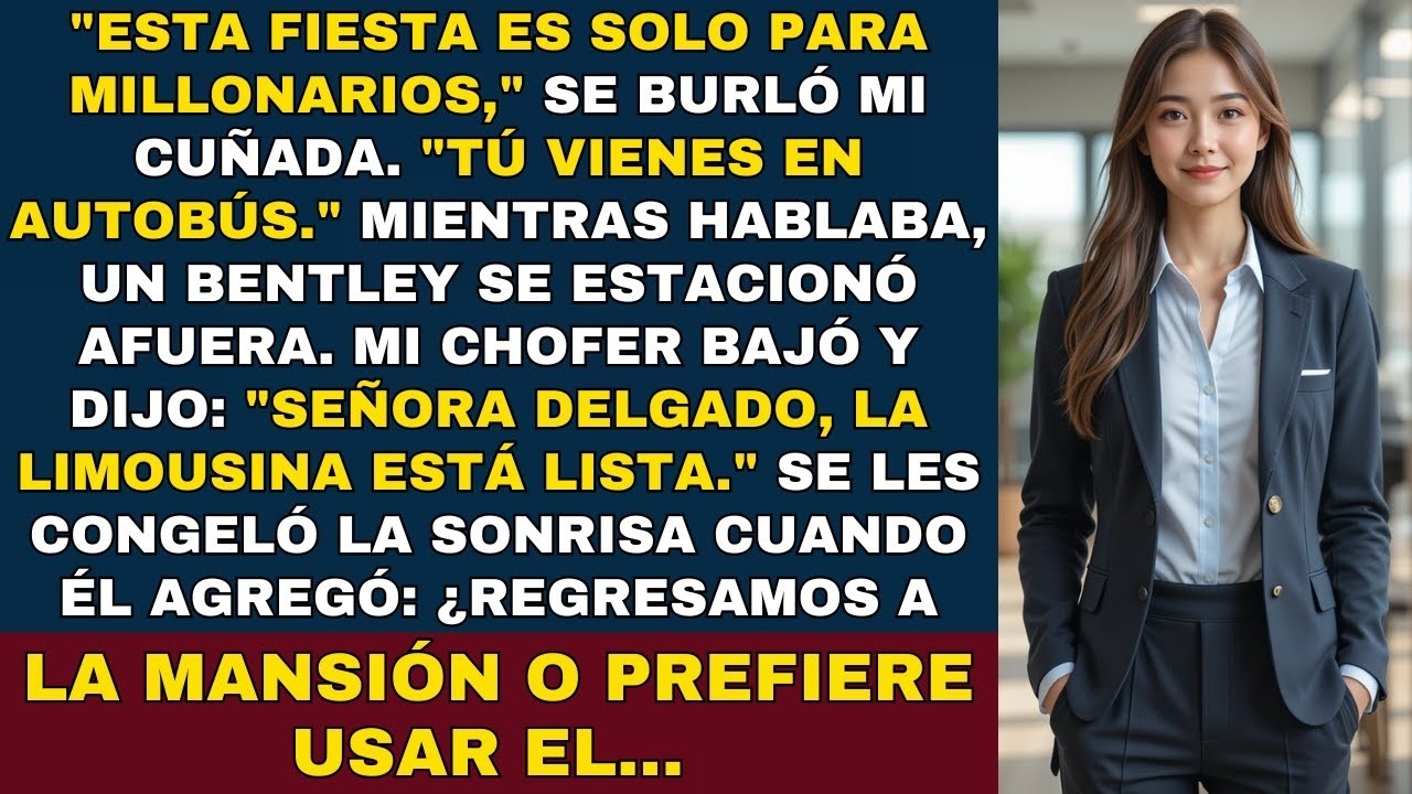 Me Prohibieron la Fiesta de Año Nuevo Por  No Ser de Su Nivel —Hasta Que Llegó Mi Chofer