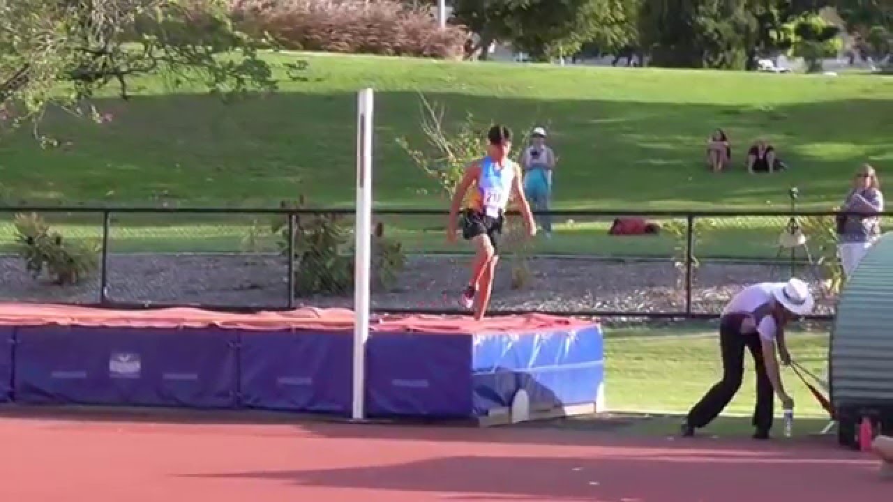 Harris Yell, 13yrs, wins Qld U16 Heptathlon, Jan. 2016