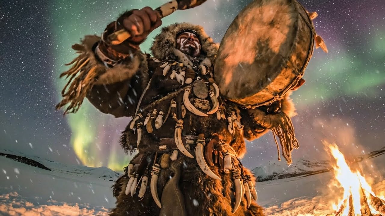 Arctic Spirit ❄️ Powerful Inuit Shamanic Drum Trance | Healing Music 432Hz