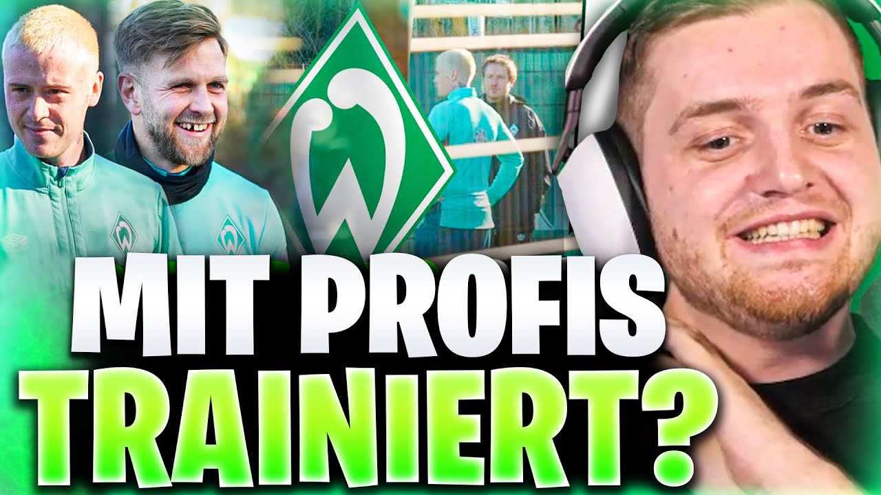 😨😂UNDERCOVER bei WERDER BREMEN mit TRAINIEREN?! - REAKTION auf Marvin | Trymacs Stream Highlights