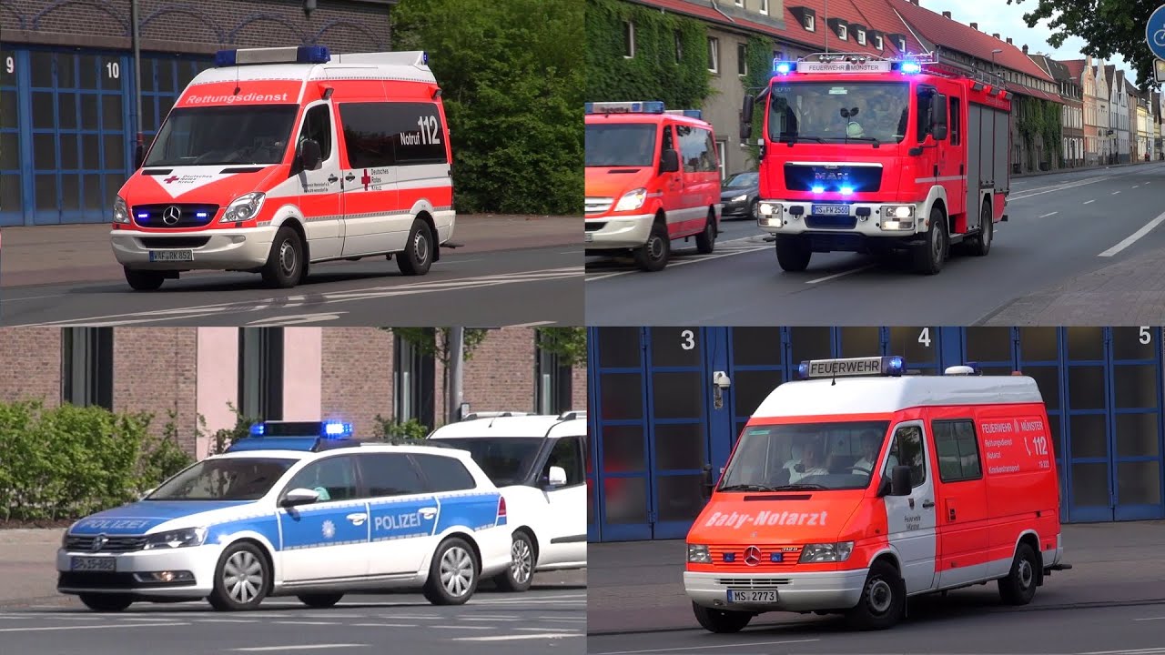 Einsatzkräfte Münster [10 Minuten Einsatzfahrten]
