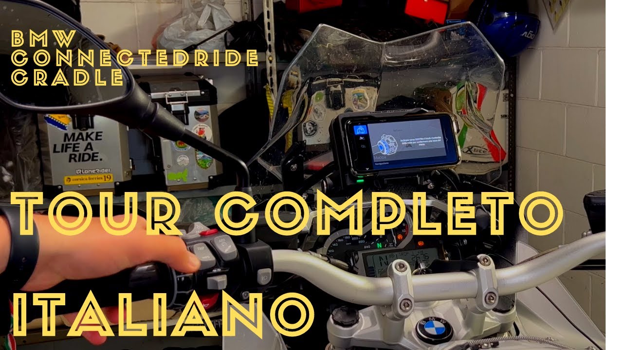 BMW Connected Cradle - Unboxing & Tour Completo italiano (moto connessa anche senza TFT!)