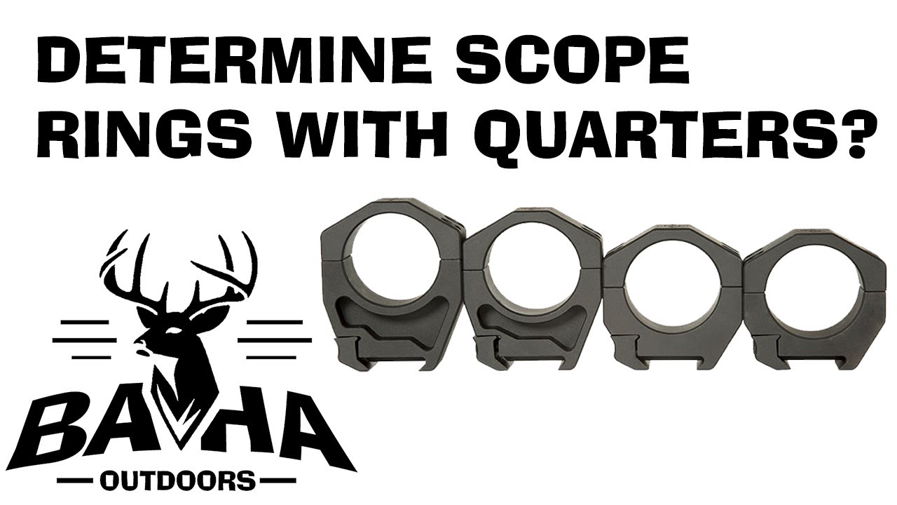Scope Ring Heights: Use pocket change to determine what scope rings to buy!
