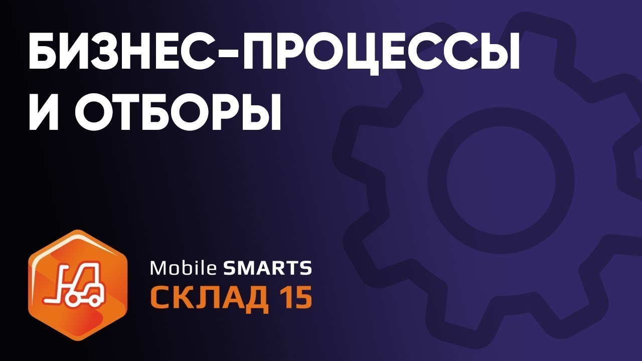 Описание работы бизнес-процессов и отборов в «Mobile SMARTS: Склад 15»