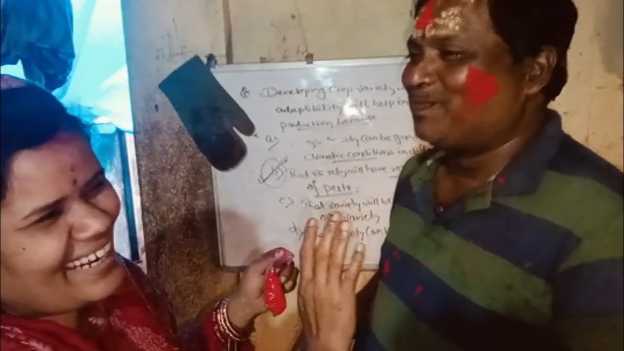 Holi celebration in our home video by M Rashmi life style 
