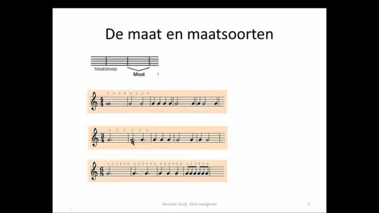leer bladmuziek lezen: deel navigeren