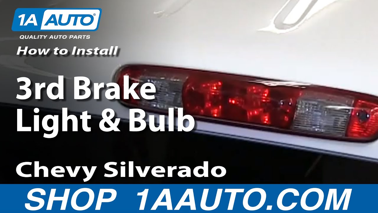 How To Change 3rd Brake Light & Bulb 07-13 Chevy Silverado