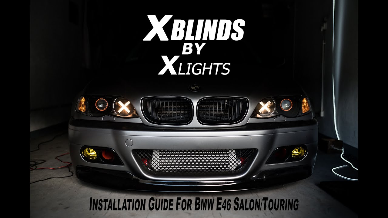 NEW High Beams Mod For Bmw E46 - XBLINDS - cheap and easy to install.