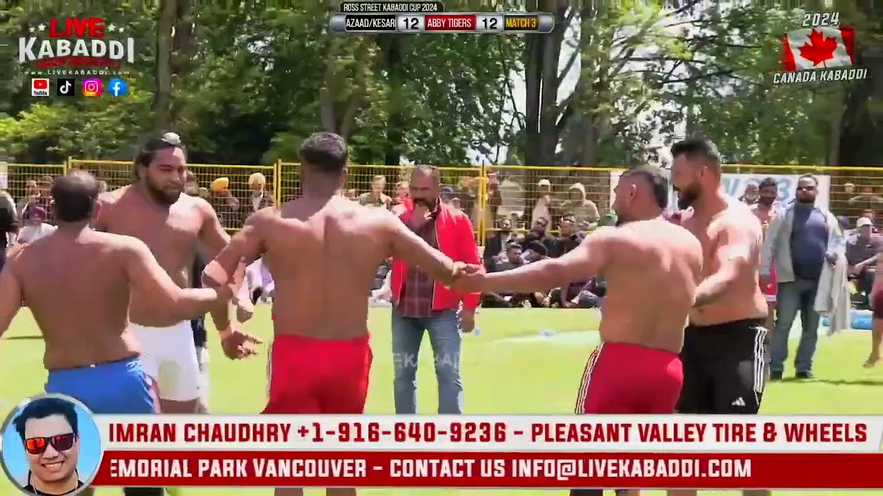 Match 3 -  Ross Street Kabaddi Cup 2024 - Canada Kabaddi