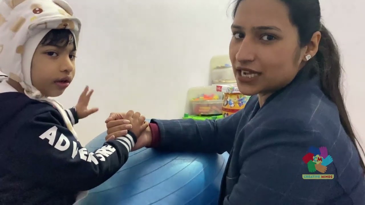 Occupational Therapy | Gym Ball | Therapy Ball | Autism | Dr Vandana Chahal | Creative Minds