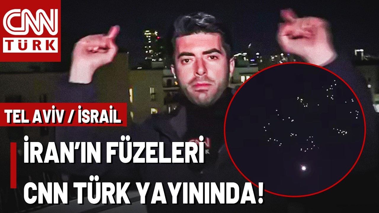 🚨İran Füzeleri İsrail'e Ateşledi! Emrah Çakmak Aktardı: İran'ın Saldırısı CNN TÜRK Canlı Yayınında
