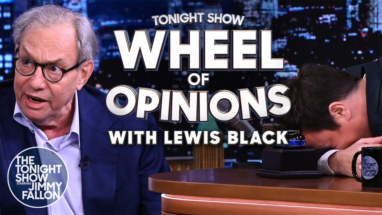 Wheel of Opinions with Lewis Black | The Tonight Show Starring Jimmy Fallon