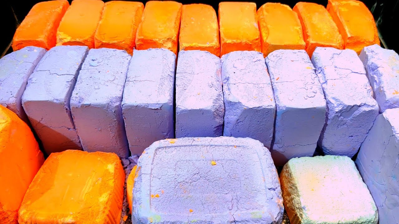 Super soft and fluffy gym chalk. Oddlysatisfying #asmr #relaxing #satisfying 