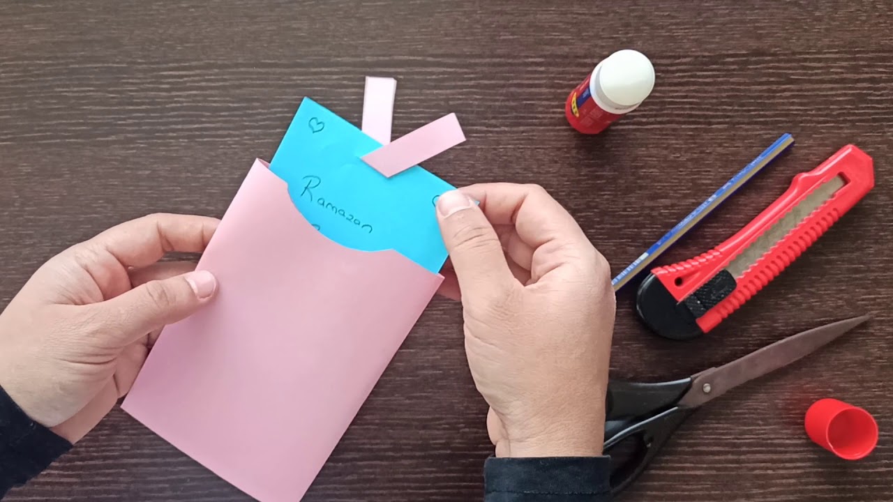 Ramazan Bayramı kutlama kartı yapımı