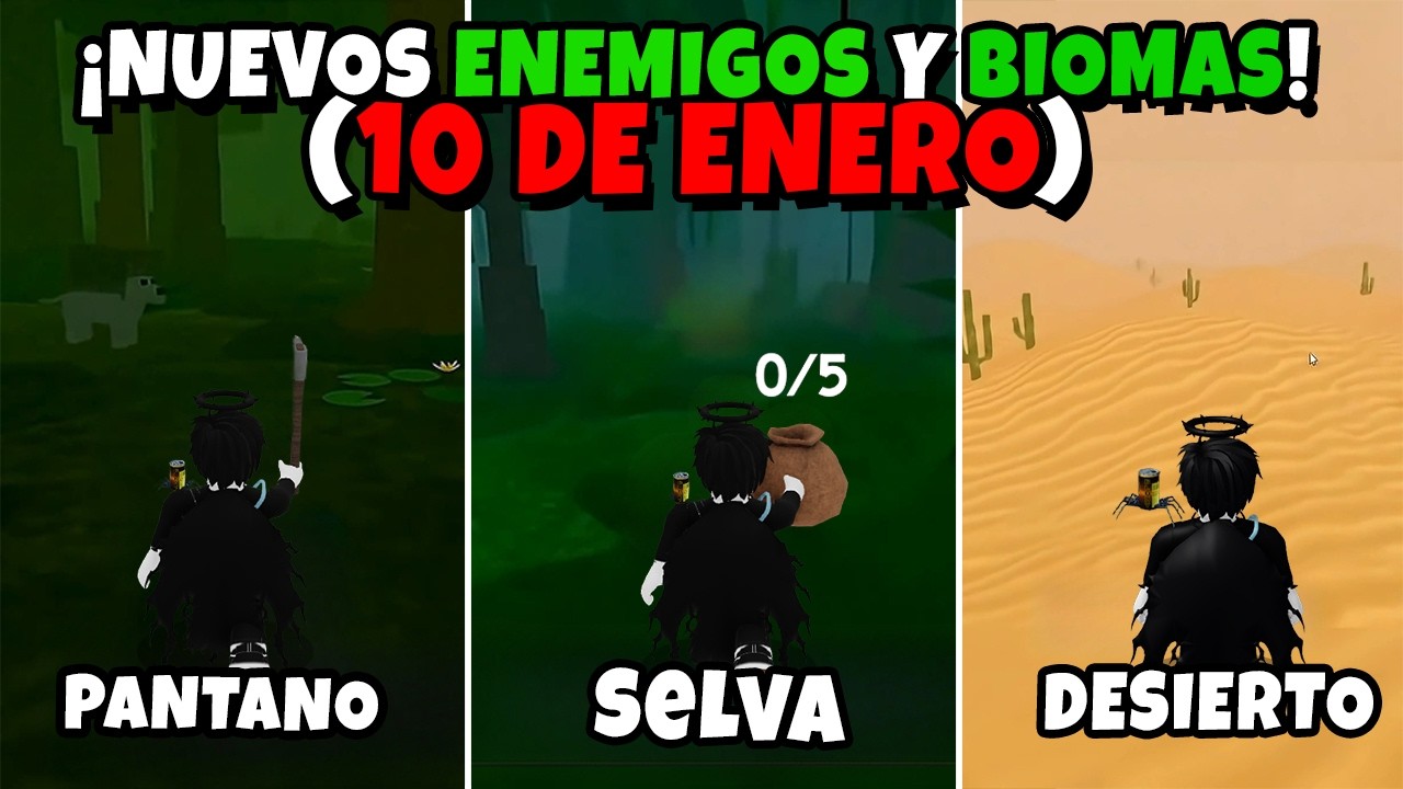As&iacute; son los NUEVOS BIOMAS y ENEMIGOS en 99 Noches en el Bosque 🐍🛕