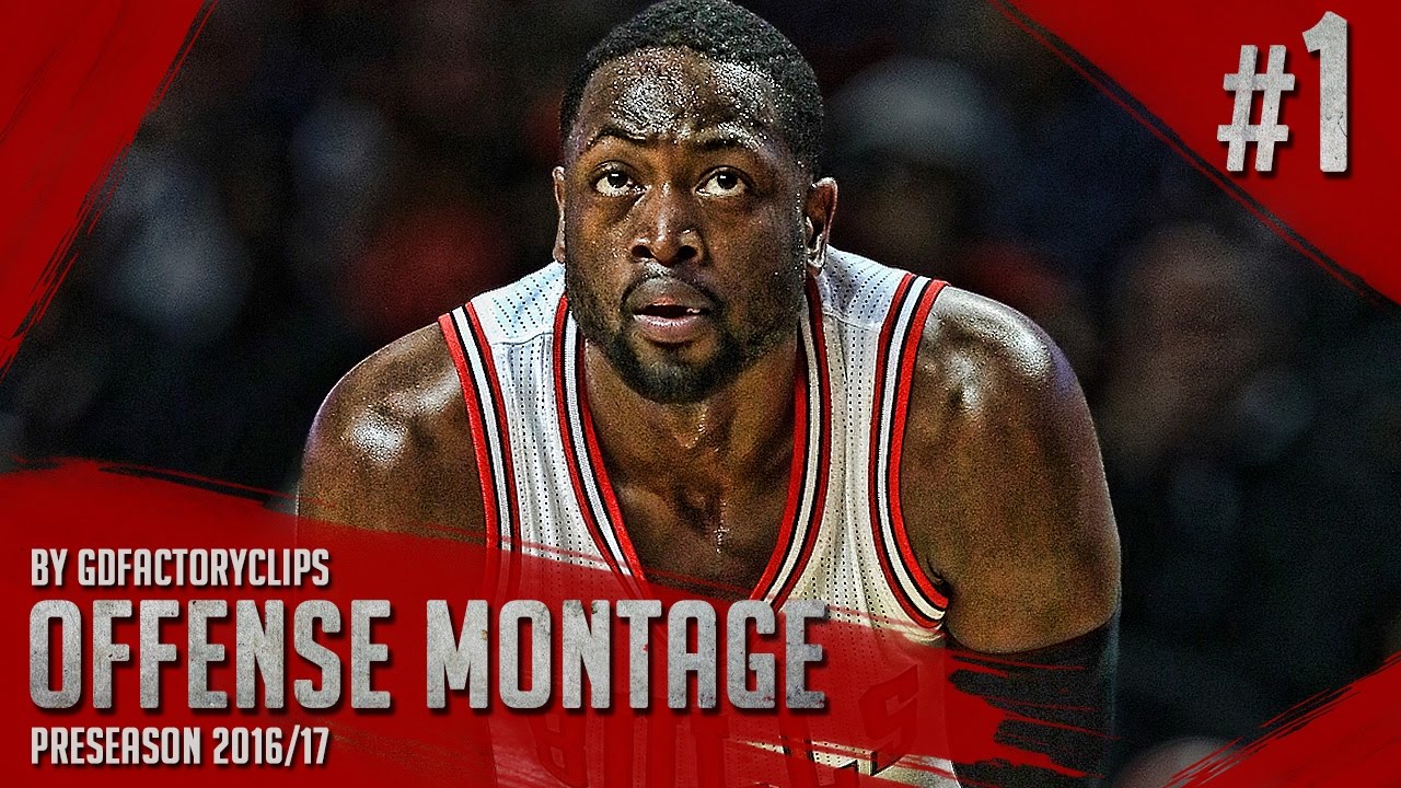 Dwyane Wade Offense Highlights Montage 2016/2017 (Part 1) - Chicago Bulls Debut!