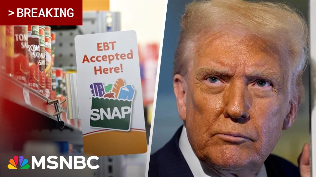 BREAKING: Trump says SNAP benefits 'will be given only' when government reopens