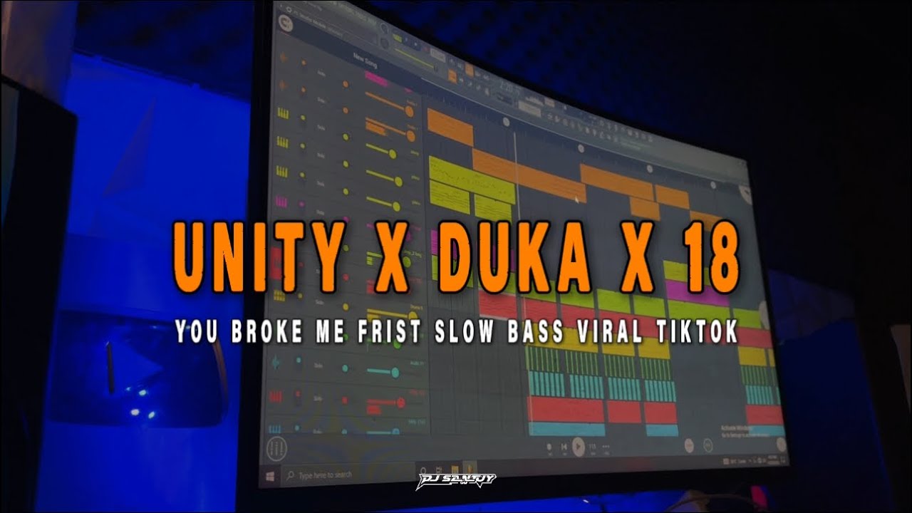 DJ OLD UNITY X DUKA X 18 X YOU BROKE ME FRIST VIRAL TIKTOK SLOW BASS - DJ SANTUY
