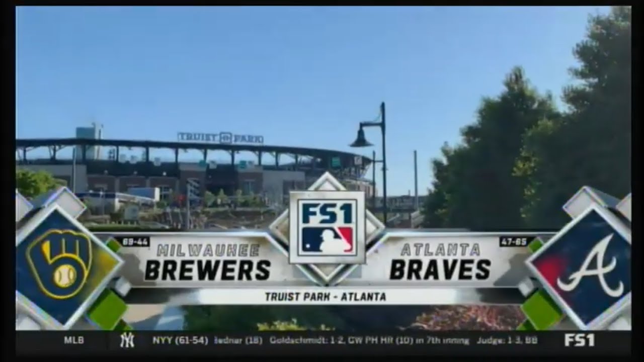 FS1-Gm28 - Brewers at Braves - Wednesday, August 6, 2025 - 6:16pm CDT