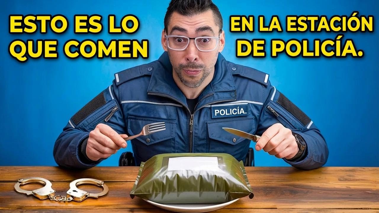 ¿Qué tan buenas están las raciones de comida de la policía? ¡Las probamos todos los días!