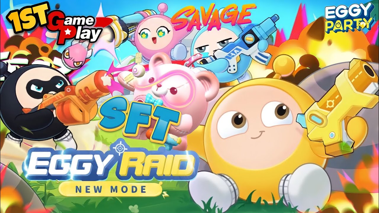 EGGY PARTY | PLAYING EGGY RAID COOL INVASION WITH SFT!