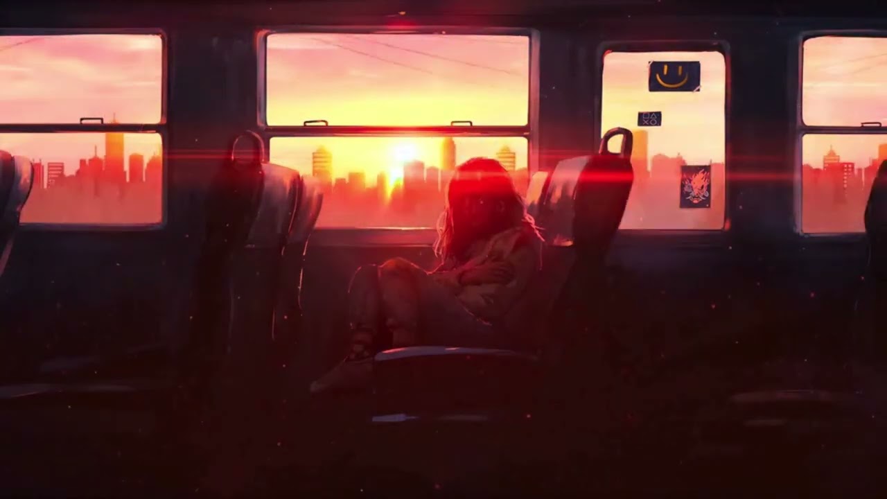 6 Hours of Brown Noise for Deep Sleep 🚆🌙 | Calm Anime Train Ambience