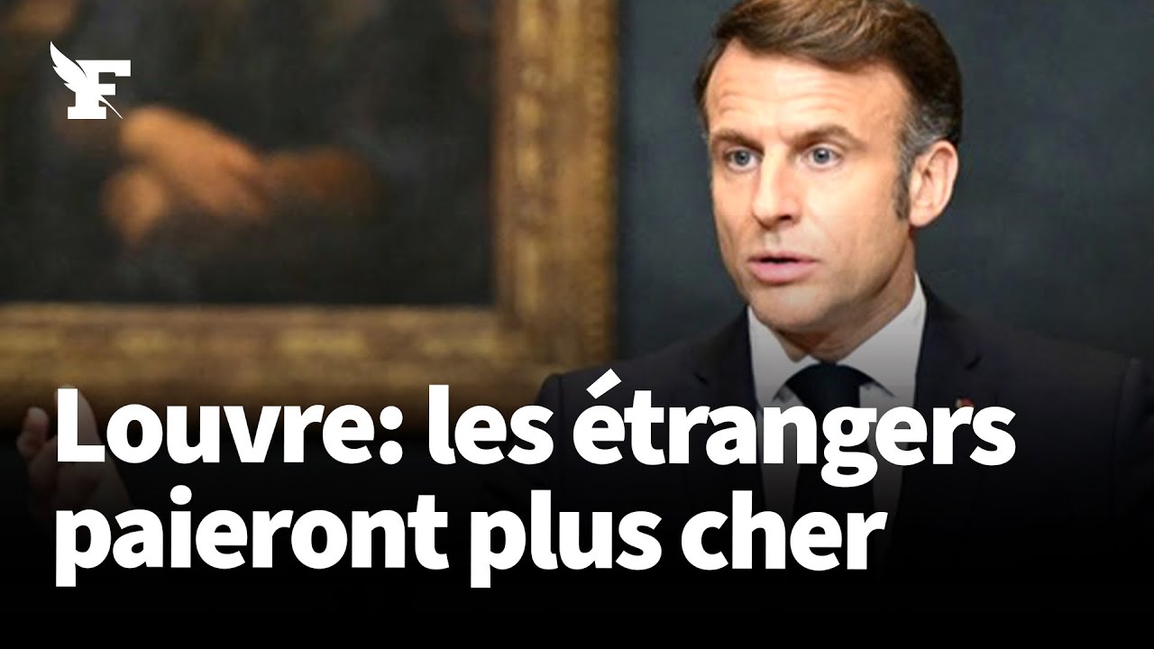 Macron au Louvre: une tarification différenciée pour les visiteurs étrangers hors UE dès 2026