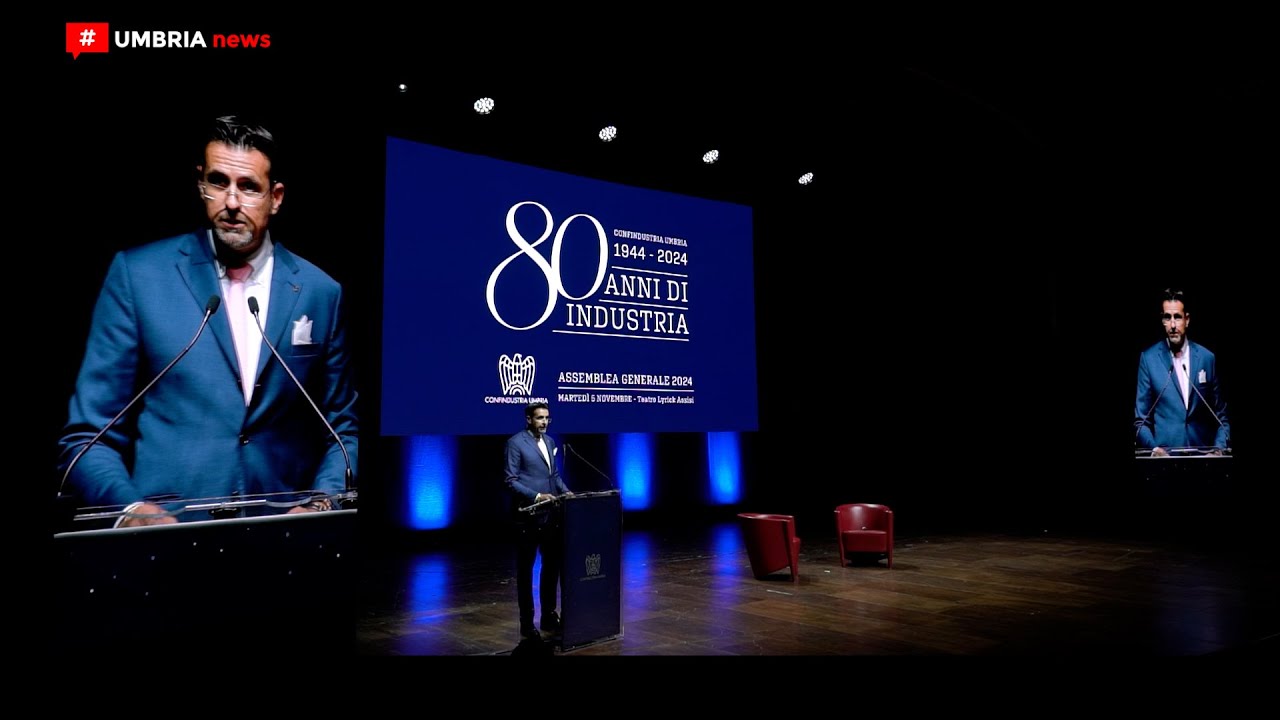 Confindustria Umbria // Assemblea generale 2024 e 80 anni dell'associazione [UMBRIAnews]