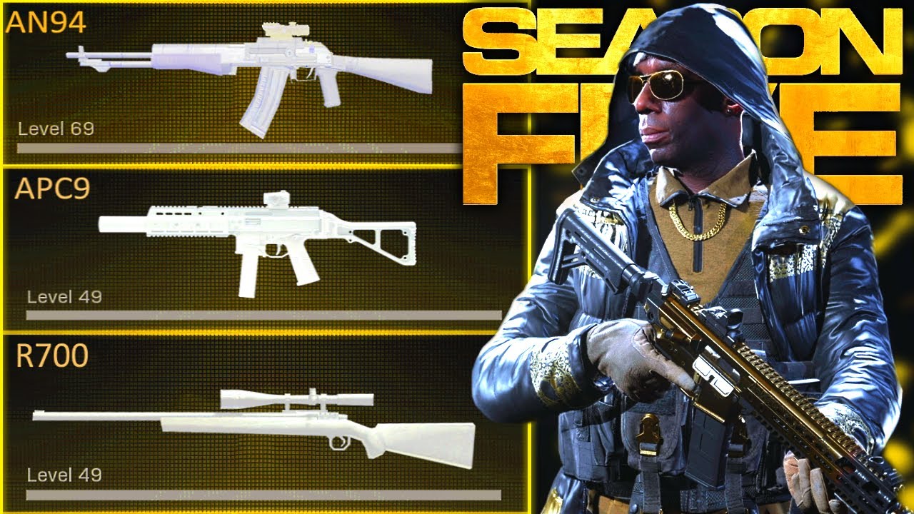 3 NEW Weapons for Season Five! (APC9, AN-94, & R700)