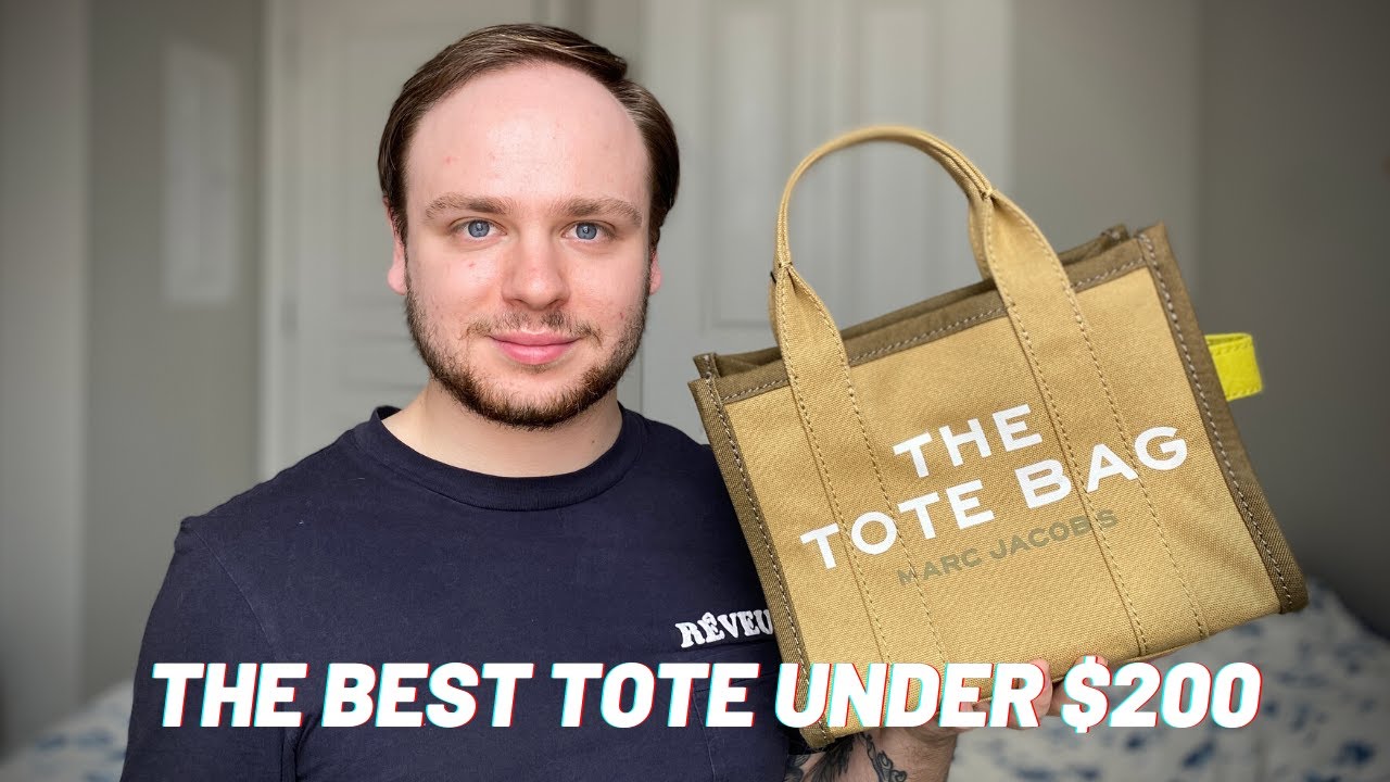 Marc Jacobs The Tote Bag Canvas Mini - Unboxing & First Impressions (Khaki Colorblock)