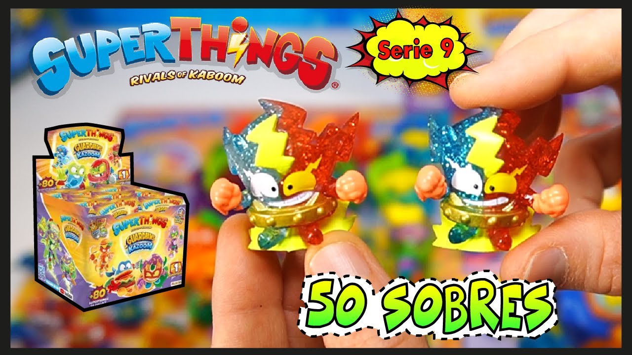 ⚡😲 SUPERTHINGS SERIE 9 GUARDIANS OF KAZOOM / UNBOXING CAJA 50 SOBRES 🤩🌟 PARTE 2