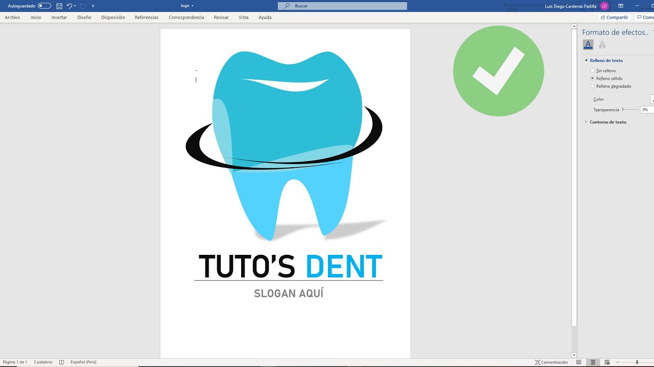 Como hacer un logo en Word (Exportarlo a imagen)