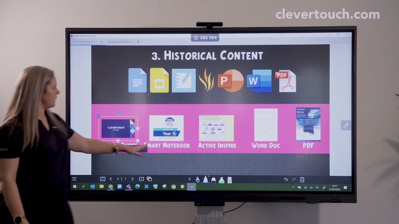 Clevertouch | LYNX Whiteboard - 8 reasons to love LYNX #3 |  LYNX Whiteboard
