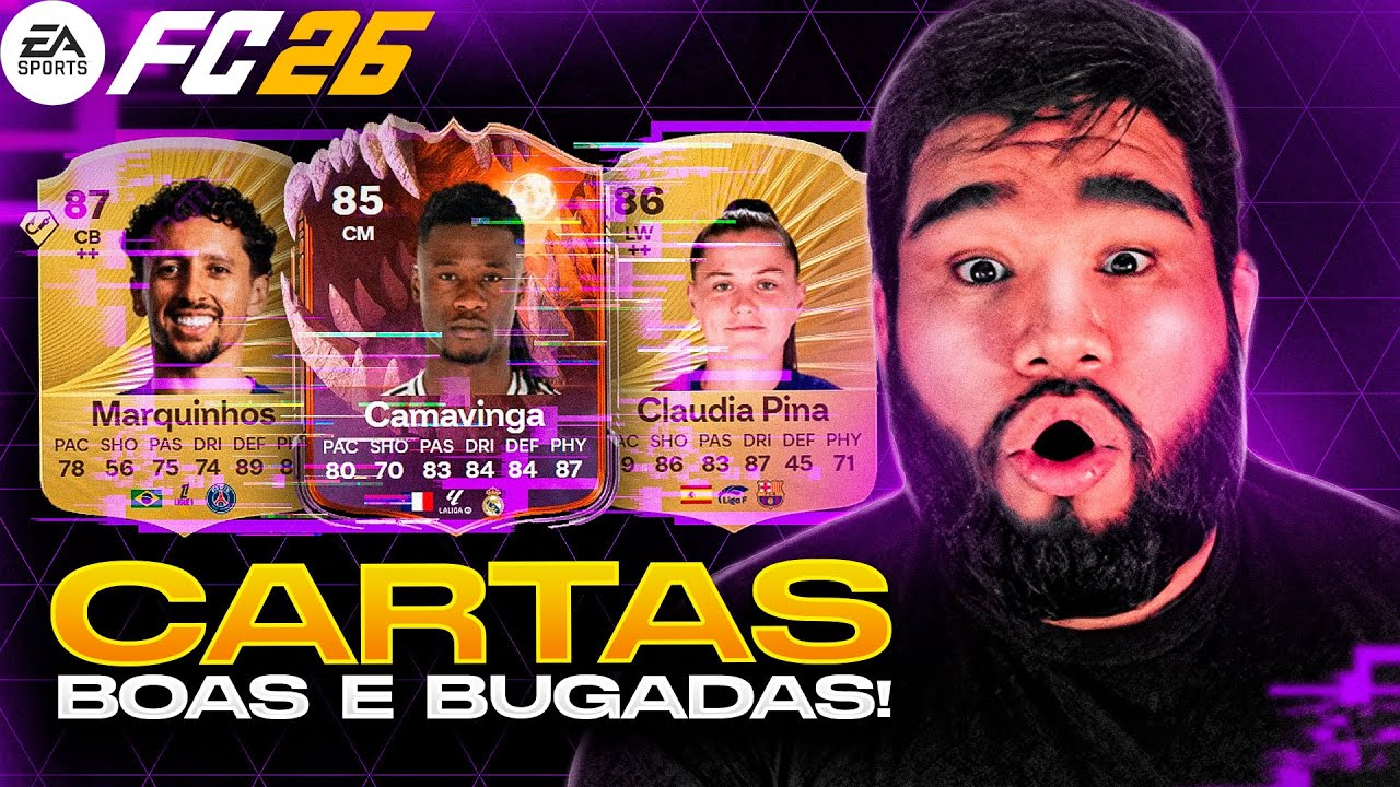 🔥🚨 CARTAS BUGADAS QUE VOCE TEM E TALVEZ NAO SABE NO FC 26 ULTIMATE TEAM