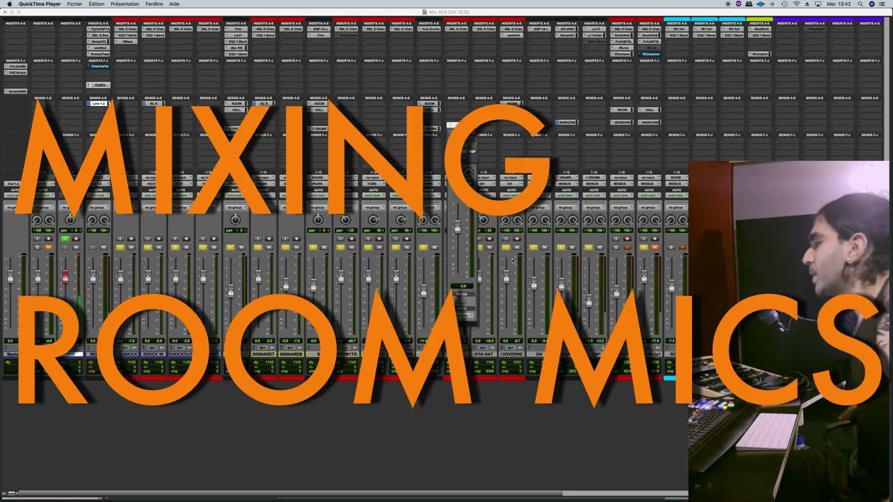 How to mix Room Mics 101 Instant results !!