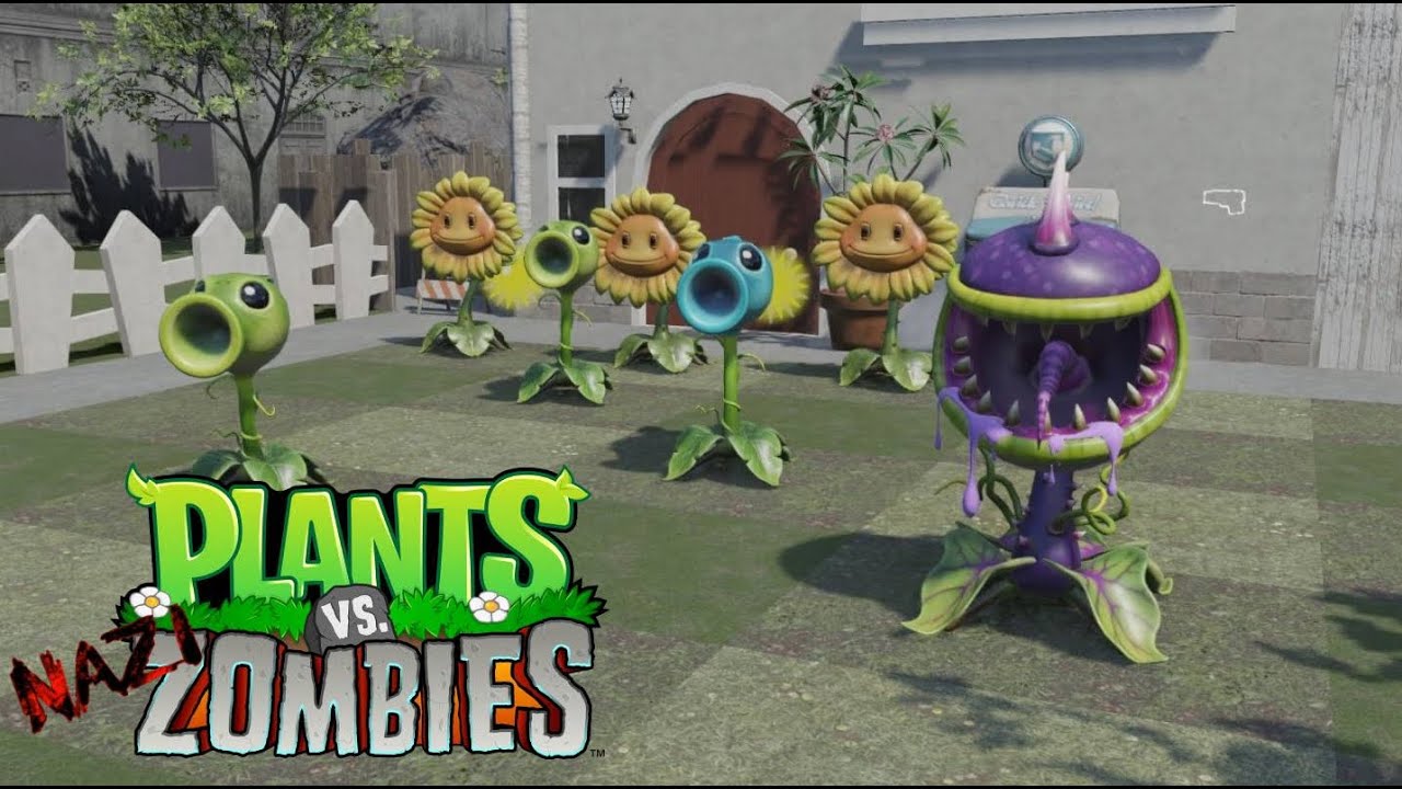 Black Ops 3 Custom Zombies - Plants vs Zombies in Call of Duty! (BO3 Custom Zombies Gameplay)