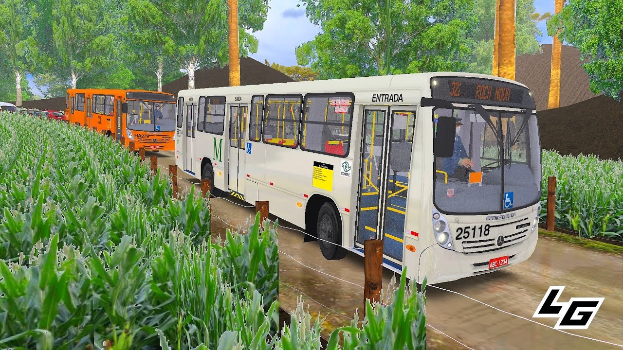 🔴[OMSI 2] Neobus Mega 2006 OF-1722M +G29 | padrão Curitiba PR - Mapa Litorânea