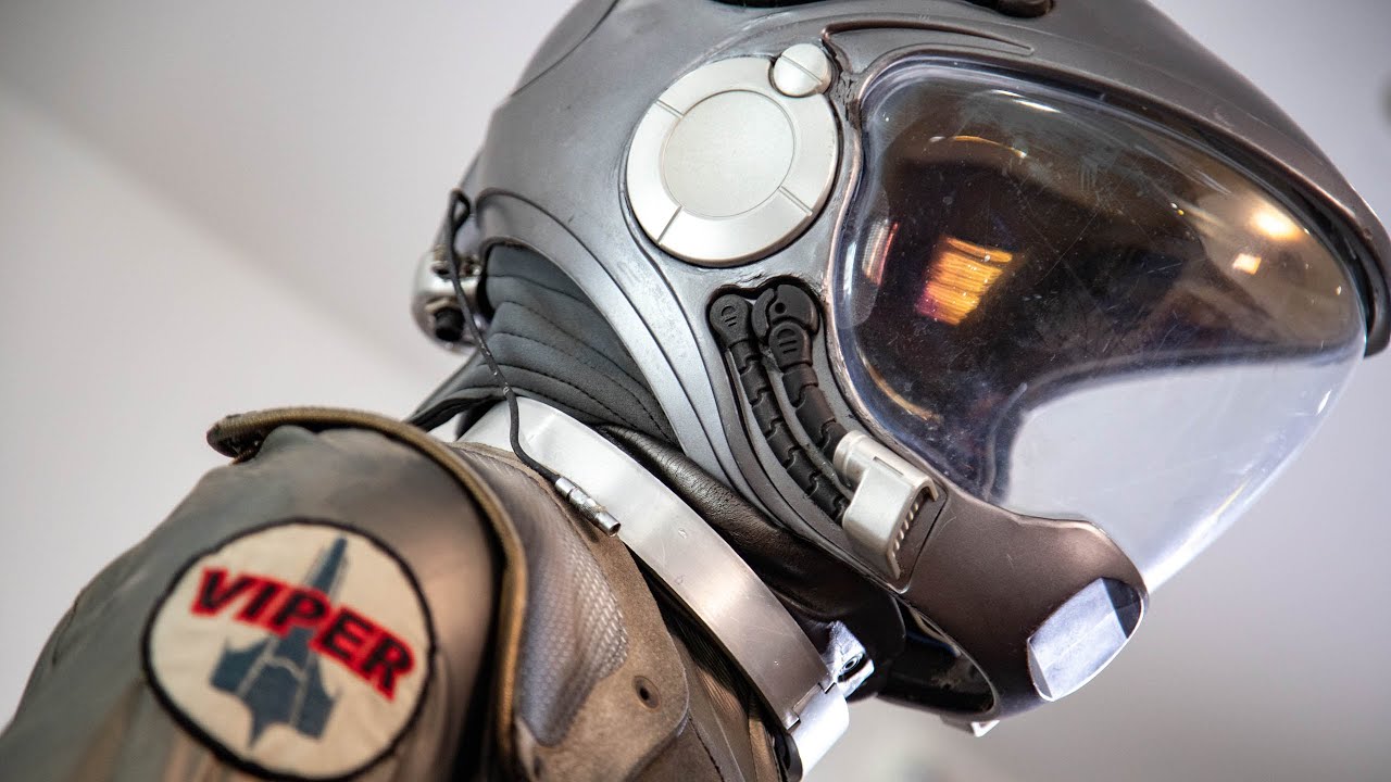 Adam Savage Examines The Battlestar Galactica Viper Flight Suit!