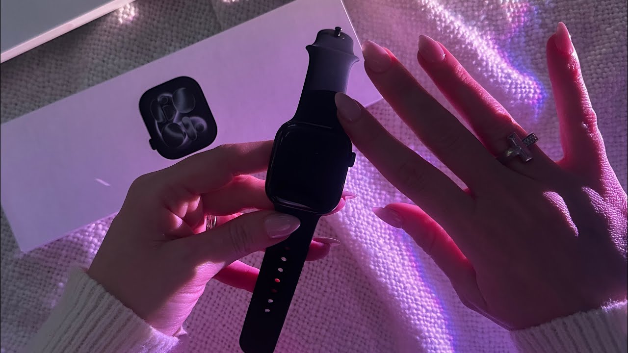 ASMR: Apple Watch unboxing (clicky close up whispers, tapping & scratching, Scottish accent)